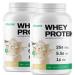 Whey Protein Powder by Vitasave 100% Whey Protein Powder 25g Protein Per Serving Grass-Fed Gluten-Free BCAAs Amino Acids - 26 servings 858g Tub (Vanilla Pack of 2) Vanilla Pack of 2