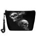 Biyejit cosmetic bag make-up bags travel waterproof cultural bag for women women lipstick bag cultural bag travel case travel case wallet skull skeleton unit size hand luggage