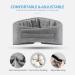 FRESHME Luxury Silk Cotton Sleep Mask - Comfortable Blackout Eye Mask for Men and Women - Adjustable, Soft, and Zero Pressure for Travel, Nap, Yoga - Black - Buy Online on SooperMarket.com