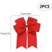 2 Pack 6 inch Bow Hair Clips Large Hair Bow Hair Barrette Clips for Women Girls Red Hair Bows - Buy Online on SooperMarket.com