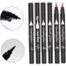 Eyeliner Stamp 2 in 1 Double-Head Waterproof Liquid Eyeliner Pen Make-Up Tool Black Heart Liquid Eyeliner - Buy Online on SooperMarket.com