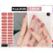 NAILDOKI Nail Stickers - 6 Sheets, 132 Pieces Full Wraps & Strips for Women & Girls | Self-Adhesive Gel Nail Art Decals - Buy Online on SooperMarket.com
