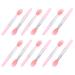 MAGICLULU 12pcs Silicone Lip Brush Bulk Lip Balm Makeup Sponges for Foundation Lipstick Lip Mask Applicator Mini Makeup Sponge Pro Tools Disposable Travel Lipstick Brush Silica Gel 5x1cm As Shown