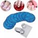 Nail Art Stamping Kit Manicure Stamper Plate Tool Nail Transparent Printing Templates Stampers & Scrapers - Buy Online on SooperMarket.com