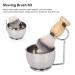 Ankroyu 3-in-1 Razor Brush Set | Stainless Steel Beard Soap Peel & Manual Razor Tool for Men - Buy Online on SooperMarket.com
