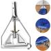 Warmhm 3pcs Glass Cleaning Scraper Replacement Mop Parts Mop Base Accessories Triangle Mop Window Cleaner Spray Mop Head Replacement Mop Base Refill Floor Mop Parts Wax Mop Iron Strip - Buy Online on SooperMarket.com