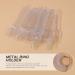50pc Clear Fan-shaped Nail Art Swatches Sticks for Practice and Display - Keilend - Buy Online on SooperMarket.com