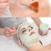 4 Pcs Soft Facial Applicator Brushes for Peel Glycolic Mask - Orange-White - Buy Online on SooperMarket.com