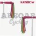 ABSOAR Kids Bike Streamers - 2 Pairs, 18 Bands, Rainbow Colors - Handlebar Tassel Ribbon for Girls & Boys - Perfect for Bicycles and Scooters - Buy Online on SooperMarket.com