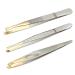 Tweezers Set 3-Piece Precision Tweezers Set Plucking Tweezers for Face Care