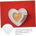 LALAFINA 12 Pcs Heart Diamond Mold Cup Mat Mold Food Serving Plate Mold Tray Set up Crystal Epoxy As Shownx3pcs 7.5X6cmx3pcs - Buy Online on SooperMarket.com