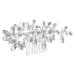 HAPINARY Crystal Hair Accessories Rhinestone Hair Comb for Bridal Sparkly Hair Comb Bridal Rhinestone Hair Comb Wedding Hair Comb for Bridal Wedding Hair Accessories Wedding Bride Hair Comb