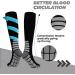 3 Pairs Wide Calf Plus Size Compression Socks 20-30 mmHg for Swelling - 3XL Sports 007 - Buy Online on SooperMarket.com