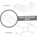 Hemoton 3pcs Egg Storage Box Eggs Food Tray Fridge Mustard Cutlery Tray Egg Holder Refrigerator Egg Cup Assorted Colorx3pcs 17.5x8.5x2cmx3pcs - Buy Online on SooperMarket.com