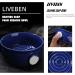 Awydky Ceramic Shaving Bowl - Dark Blue & Wide Mouth Design | Perfect for Men s Cream Shaving International Shipping Available - Buy Online on SooperMarket.com