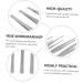 Buy Angoily 8 Pcs Tweezers Set - Stainless Steel Jigsaw Round Head Tissue Pliers - 30x1.5cm - International Shipping - Buy Online on SooperMarket.com