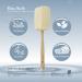 Bleu Bath 2 Pack Exfoliating Loofah Back Brush - 100% Natural Organic Luffa, Long Wooden Handle, for Men, Women, Sensitive Skin - Buy Online on SooperMarket.com