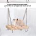 Premium Hamster Swing & Toys | Wooden Hanging Beds for Hamsters Mice Guinea Pigs & Chinchillas - Ideal Pet Accessories - Buy Online on SooperMarket.com