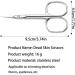 Cuticle Scissors Stainless Steel Small Manicure Scissors Nail Scissors for Women Professional Nail Scissors for Trimming Eyebrows Nose Hair Finger & Toe Nail Care - Buy Online on SooperMarket.com