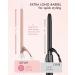 WEEYUM 3/8 Inch Small Curling Iron - Ceramic Tourmaline Barrel - 9mm Curling Wand for Short & Long Hair - Thin Curling Iron in White - Buy Online on SooperMarket.com
