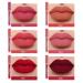 6Pcs Matte Liquid Lipstick Set - Long Lasting Waterproof Dark Red Lip Stain Makeup Kit for Women - Buy Online on SooperMarket.com