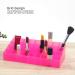 Alvinlite Lipstick Display Stand - 36 Space Pink Plastic Lipstick Organizer Rack for International Shipping - Buy Online on SooperMarket.com