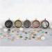 Artibetter 10pcs Bracelet Charms Alloy Openable Case Bouquet Bridal Crafts Souvenir Round Inlaid Golden+black+rose Pendant Style Diy Rhinestone Locket Gold Wedding Photo Necklace Charm Golden Black Rose Goldx2pcs 3X3cmx2pcs - Buy Online on SooperMarket.com