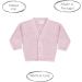 Premature Baby Knitted Cardigan | Pink Ribbed Knitwear for Boys & Girls | Made in Portugal | 0-3 Months - Buy Online on SooperMarket.com