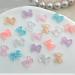 Simple Bowknot 3D Resin Ribbon Bows Manicures Accessories Supplies Resin Bows Decorations - Buy Online on SooperMarket.com