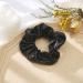 Bronzing Gilding Hair Scrunchies BW32 - Black Gold Silver | Ponytail Holders - Buy Online on SooperMarket.com
