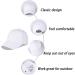 LANGZHEN Kids Adjustable Cotton Baseball Cap Hat for Girls Boys 2-4 Years - Black + White - Buy Online on SooperMarket.com