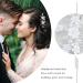 Aukmla Silver Pearl Flower Bride Wedding Hair Comb - Bridal Leaf Headpiece for Women & Girls - Buy Online on SooperMarket.com