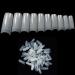 Pack of 500 Artificial Nail Tips French Acrylic Style UV Gel Fake Nail Full Cover Artificial Fingernails Tip Fake Art Nails Suitable for Both Beginners & Experienced Nail Artists Natural