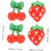 FRCOLOR Pack of 60 Nail Art Accessories Gothic Home Decor Charms Lip Gloss Nail Art Charm Nail Decorations for Nail Art Manual Fruit Slices Fruit Strawberry 3D Cut Cherry Resin Red - Buy Online on SooperMarket.com