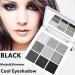 Go Ho Black Grey White Smokey Eyeshadow Palette - 9 Matte & Shimmer Shades for Waterproof Cool Daily Makeup | Prism Mirror Included - Buy Online on SooperMarket.com