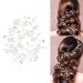 100 cm Wedding Hair Wire Bridal Hair Jewellery Rhinestone Headband and Headband with Crystal Headdress Head Cover for Women