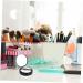 WOONEKY 2pcs Elastic Mesh Loose Powder Box Portable Powder Case Makeup Powder Case Mirror Brackets Abs Black - Buy Online on SooperMarket.com