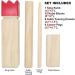 Juegoal Kubb Game Set: Outdoor Tossing Game with Carrying Bag - Buy Online on SooperMarket.com