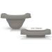 Potette Plus Potty Value Pack - Kalencom 2in1 Portable Potty & Reusable Collapsible Liner (White/Gray) - Buy Online on SooperMarket.com
