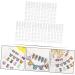 Healeved 3 Bear Head Nail Color Displaying Tool Transparent Nail Color Display Tool Bear Nail Color Displaying Tool Manicure Tools Nail Tools for Nail Art Nail Polish Polishing Plate - Buy Online on SooperMarket.com