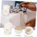 Warmhm 4 Cups Worktop Organizer - Versatile Bathroom Glass Holder & Ceramic Brush Stand - Portable Set of 4 (11x7.7x7.7cm) - Buy Online on SooperMarket.com
