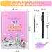 Qianshouyan 4-Piece German Magical Booklet Set | Reusable Handwriting Exercise Book with Pen for Kids | 26x18cm Calligraphy Numbers Drawing & Letters Learning - Buy Online on SooperMarket.com