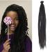 Buy No LIFE 10PCS 50cm Black Dreadlock Extensions - Synthetic One-Sided Crocheted Dreads for Men & Women | Jamaican Punk Hip-Hop Reggae Hair Wigs & Faux Locs - Buy Online on SooperMarket.com