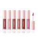 6Pcs Matte Liquid Lipstick Set Long-Lasting Wear Non-Stick Cup Not Fade Waterproof Lip Gloss Set Lipstick for Women(Group A)
