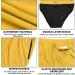 TENJOY Men's 3 Running Shorts Gym Athletic Workout Shorts with Zipper Pocket - Yellow, Small - Buy Online on SooperMarket.com
