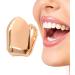 Gold Teeth Caps | 14k Gold Realistic Fake Teeth Grills | Gold Plated Realistic Fake Teeth Grills Gold Finish Eye Catching and Stylish Tooth Caps for Women and Men Rose Gold - Buy Online on SooperMarket.com