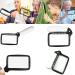 Folding Handheld Magnifying Glass with Light - 3X Large Rectangle Reading Magnifier Rectangular Handhold Magnify Lens Gifts for Seniors Reading Books Prints Lighted Gift for Low Visions(Black) - Buy Online on SooperMarket.com