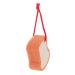 Healeved Shower Puff Sponge Bath Pouf Sponge Body Scrubber Sponge Baby Shower Sponge Kids Sponge Scrubber mesh Bath Sponge Cartoon Bread Shaped Kids Exfoliating Bath Scrubber Body Scrubber Balls Light Yellow 21X7.5CM