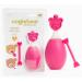 oogiebear Bear Pair — The Safe Baby Booger Cleaner and Nose Sucker Duo | Bulb Aspirator and 2-in-1 Nose and Ear Wax Cleaner | Latex and BPA Free - Raspberry Raspberry bulb aspirator + booger picker Raspberry bear pair