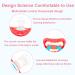 Bexdug Orthodontic Pacifier for 6-18 Months | Funny Mustache Design | Perfect Gift for Boys & Girls | International Shipping Available - Buy Online on SooperMarket.com